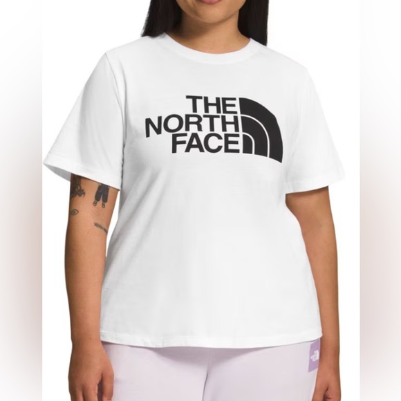 The North Face Tops - The north face short sleeve women's /w plus ss half dome tee / white and black